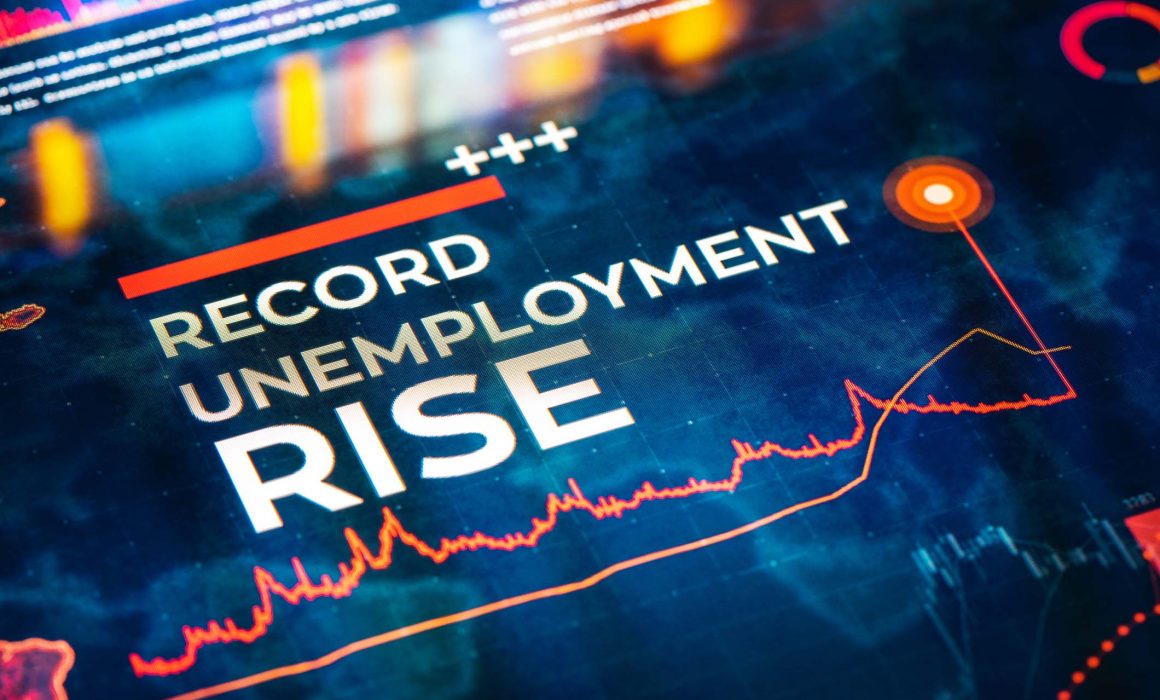 Record Unemployment Rise Statistics with Charts and Diagrams
